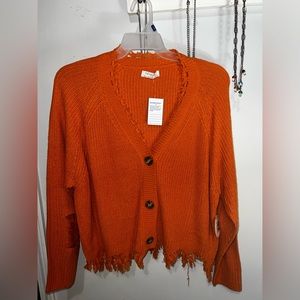 Orange sweater